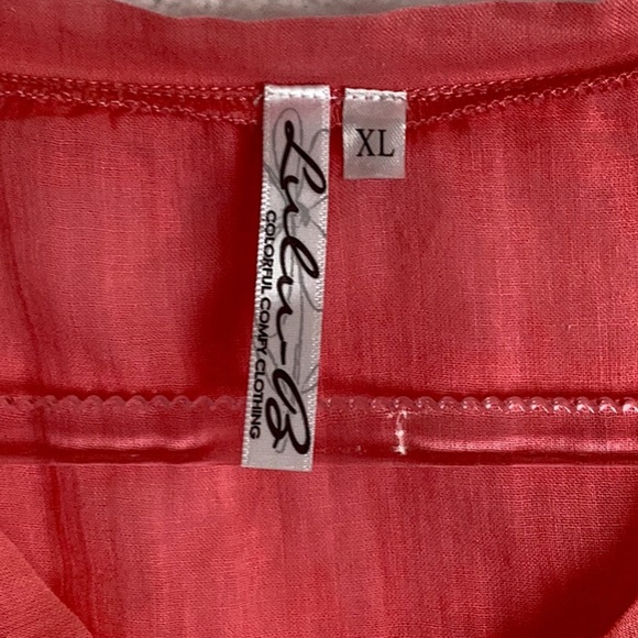 Lulu B Women’s XL Crochet and Lace Blouse - Picture 2 of 10